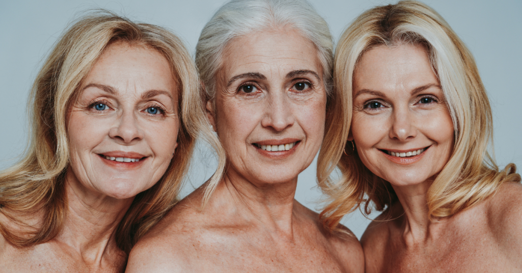 tri lepe žene u srednjim i poznim godinama